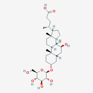 molecular formula C30H50O9 B142602 3-Glucosido-chenodeoxycholic acid CAS No. 139026-50-9