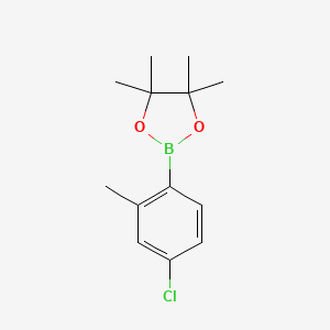 molecular formula C13H18BClO2 B1426023 4-Chloro-2-methylphenylboronic acid pinacol ester CAS No. 1030832-75-7