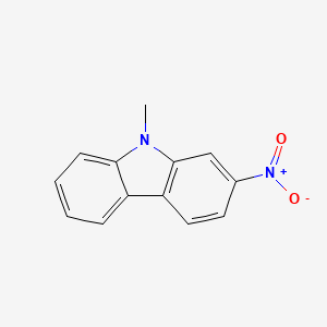 molecular formula C13H10N2O2 B14260231 9-Methyl-2-nitrocarbazole CAS No. 188107-70-2