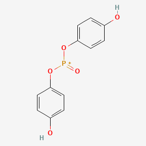 molecular formula C12H10O5P+ B14260272 Bis(4-hydroxyphenoxy)(oxo)phosphanium CAS No. 257613-21-1