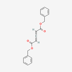molecular formula C19H16O4 B14260294 Dibenzyl penta-2,3-dienedioate CAS No. 214116-47-9