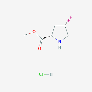 (2S,4S)-Methyl 4-fluoropyrrolidine-2-carboxylate hydrochloride