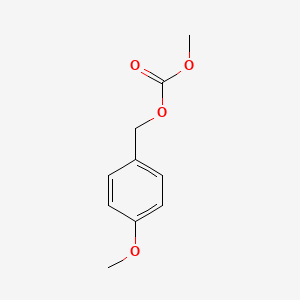 molecular formula C10H12O4 B14260350 Carbonic acid, (4-methoxyphenyl)methyl methyl ester CAS No. 270921-39-6