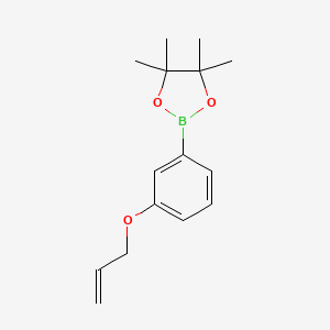 4,4,5,5-Tetramethyl-2-[3-(prop-2-en-1-yloxy)phenyl]-1,3,2-dioxaborolane