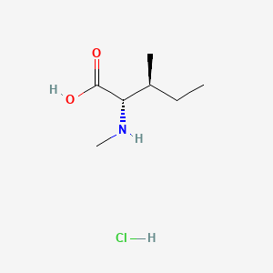 (2S,3S)-3-Methyl-2-(methylamino)pentanoic acid hydrochloride