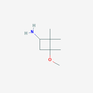 3-Methoxy-2,2,3-trimethylcyclobutan-1-amine