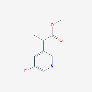Methyl 2-(5-fluoropyridin-3-yl)propanoate