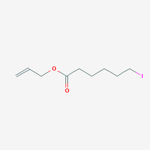 molecular formula C9H15IO2 B14260458 Hexanoic acid, 6-iodo-, 2-propenyl ester CAS No. 154565-06-7