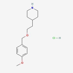 4-{2-[(4-Methoxybenzyl)oxy]ethyl}piperidine hydrochloride
