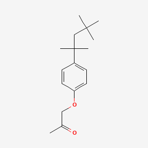 molecular formula C17H26O2 B14260477 1-[4-(2,4,4-Trimethylpentan-2-yl)phenoxy]propan-2-one CAS No. 189243-79-6