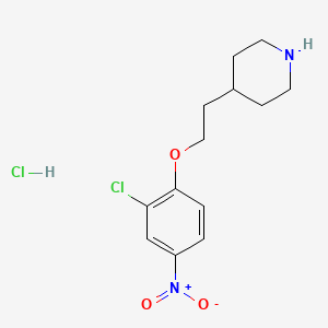 4-[2-(2-Chloro-4-nitrophenoxy)ethyl]piperidine hydrochloride