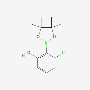 2-Chloro-6-hydroxyphenylboronic acid pinacol ester
