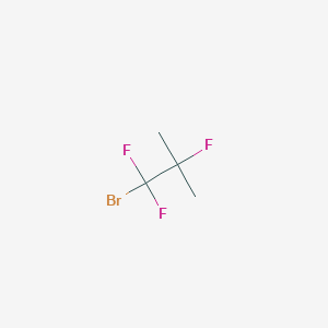 molecular formula C4H6BrF3 B14260534 1-Bromo-1,1,2-trifluoro-2-methylpropane CAS No. 140451-79-2