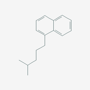 molecular formula C16H20 B14260587 1-(4-Methylpentyl)naphthalene CAS No. 346576-26-9