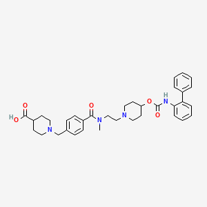 molecular formula C35H42N4O5 B1426059 Unii-A6X64T4LZ4 CAS No. 909800-36-8
