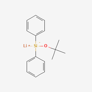 molecular formula C16H19LiOSi B14260626 [(t-Butoxy)diphenylsilyl]lithium CAS No. 165751-68-8