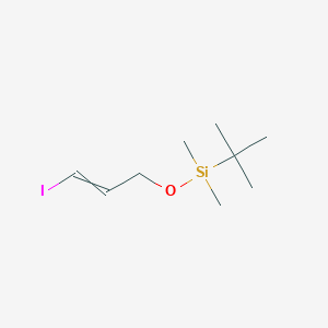 molecular formula C9H19IOSi B14260687 Tert-butyl[(3-iodoprop-2-EN-1-YL)oxy]dimethylsilane CAS No. 151502-81-7
