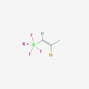 molecular formula C3H4BBrF3K B1426069 Potassium (Z)-2-bromoprop-1-enyltrifluoroborate CAS No. 1692895-35-4