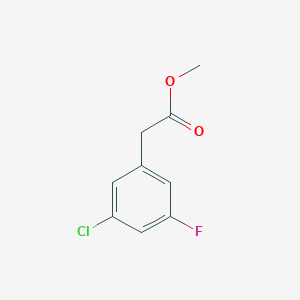 molecular formula C9H8ClFO2 B1426072 (3-chloro-5-fluoro-phenyl)-acetic Acid Methyl Ester CAS No. 885681-63-0