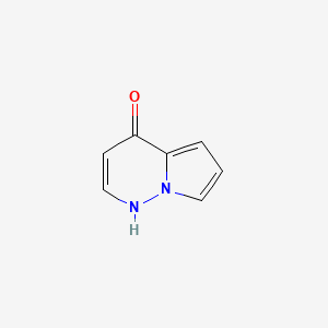 molecular formula C7H6N2O B1426078 Pyrrolo[1,2-B]pyridazin-4(1H)-one CAS No. 888720-26-1