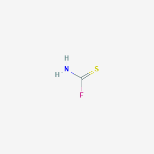 molecular formula CH2FNS B14260783 Carbamothioyl fluoride CAS No. 156065-06-4