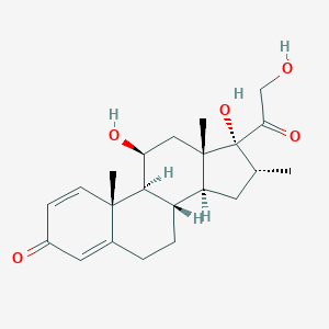 molecular formula C22H30O5 B142608 16alpha-Methyl Prednisolone CAS No. 10417-63-7