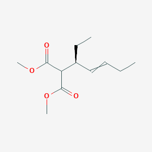 molecular formula C12H20O4 B14260819 Dimethyl [(3S)-hept-4-en-3-yl]propanedioate CAS No. 212312-36-2