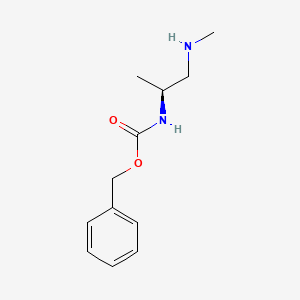 molecular formula C12H18N2O2 B1426082 (S)-Benzyl 1-(methylamino)propan-2-ylcarbamate CAS No. 866933-34-8