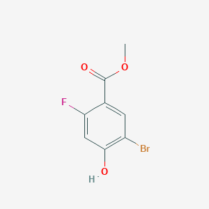 molecular formula C8H6BrFO3 B1426086 Methyl 5-bromo-2-fluoro-4-hydroxybenzoate CAS No. 1142227-35-7