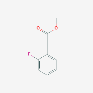 molecular formula C11H13FO2 B1426099 Methyl 2-(2-fluorophenyl)-2-methylpropanoate CAS No. 861901-19-1