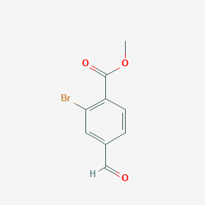 molecular formula C9H7BrO3 B1426100 Methyl 2-bromo-4-formylbenzoate CAS No. 90484-52-9