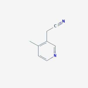 molecular formula C8H8N2 B1426104 2-(4-Methylpyridin-3-yl)acetonitrile CAS No. 1000548-83-3