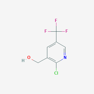 molecular formula C7H5ClF3NO B1426110 (2-Chloro-5-(trifluoromethyl)pyridin-3-yl)methanol CAS No. 943551-28-8