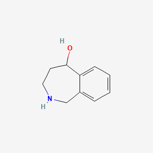 molecular formula C10H13NO B1426119 2,3,4,5-tetrahydro-1H-2-benzazepin-5-ol CAS No. 933710-17-9