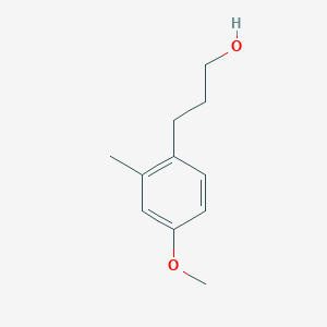 molecular formula C11H16O2 B1426123 3-(4-Methoxy-2-methylphenyl)propan-1-ol CAS No. 568596-18-9