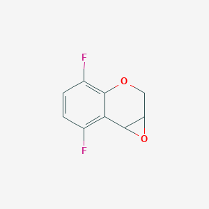 molecular formula C9H6F2O2 B1426129 4,7-difluoro-2,7b-dihydro-1aH-oxireno[2,3-c]chromene CAS No. 944950-67-8
