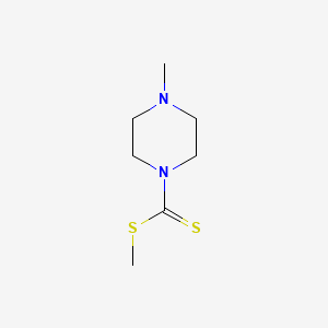 molecular formula C7H14N2S2 B1426139 4-甲基哌嗪-1-碳二硫酸甲酯 CAS No. 98428-90-1