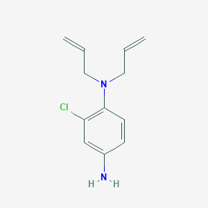 molecular formula C12H15ClN2 B1426147 N1,N1-Diallyl-2-chloro-1,4-benzenediamine CAS No. 1219957-06-8