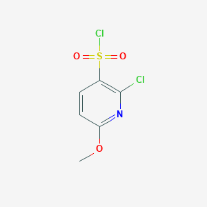 molecular formula C6H5Cl2NO3S B1426150 2-Chloro-6-methoxypyridine-3-sulfonyl chloride CAS No. 1208081-26-8