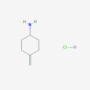 molecular formula C7H14ClN B1426154 4-Methylidenecyclohexan-1-amine hydrochloride CAS No. 848650-02-2