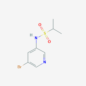 molecular formula C8H11BrN2O2S B1426173 N-(5-溴吡啶-3-基)丙烷-2-磺酰胺 CAS No. 1093819-33-0