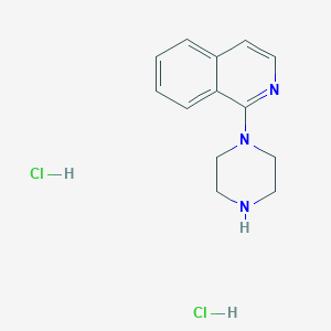molecular formula C13H17Cl2N3 B1426176 1-Piperazin-1-yl-isoquinoline dihydrochloride CAS No. 906745-82-2