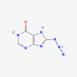 molecular formula C5H3N7O B14261783 8Azidohypoxanthine CAS No. 163622-47-7