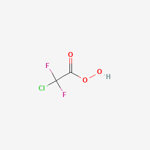 molecular formula C2HClF2O3 B14261824 Ethaneperoxoic acid, chlorodifluoro- CAS No. 139702-33-3
