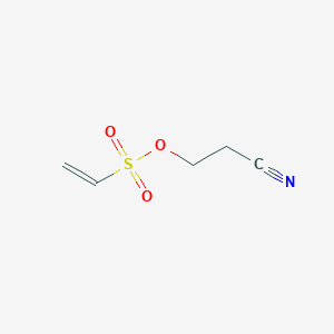 molecular formula C5H7NO3S B14261898 2-Cyanoethyl ethenesulfonate CAS No. 149235-72-3