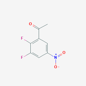 molecular formula C8H5F2NO3 B1426193 1-(2,3-Difluoro-5-nitrophenyl)ethanone CAS No. 1310349-62-2