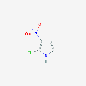 molecular formula C4H3ClN2O2 B1426217 2-chloro-3-nitro-1H-pyrrole CAS No. 80947-09-7