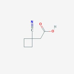 2-(1-Cyanocyclobutyl)acetic acid