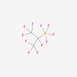 molecular formula C3F11P B14262227 Tetrafluoro(1,1,1,2,3,3,3-heptafluoropropan-2-yl)-lambda~5~-phosphane CAS No. 205926-51-8