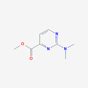 molecular formula C8H11N3O2 B1426226 Methyl 2-(dimethylamino)pyrimidine-4-carboxylate CAS No. 912470-36-1